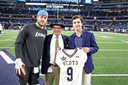 Randy Allen with Matt Stafford